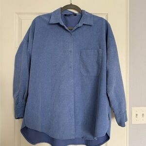 Zara Fine Waled Corduroy Shacket